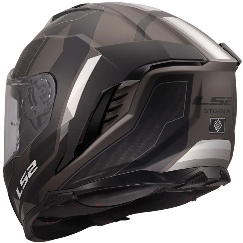 Täismaskiiver mootorrattale LS2 FF818 Storm III Sports matt must-hall