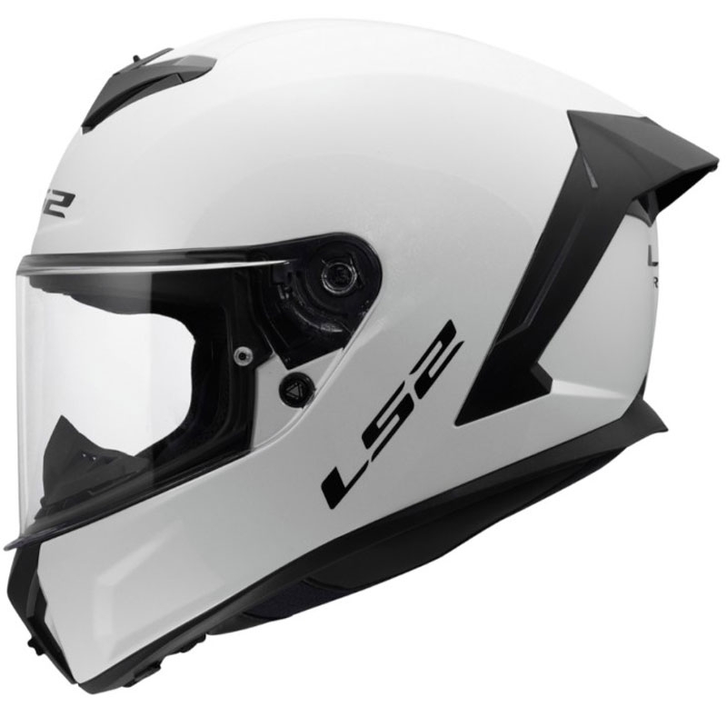 Täismaskiiver mootorrattale LS2 FF820 Rapid III Solid läikiv valge