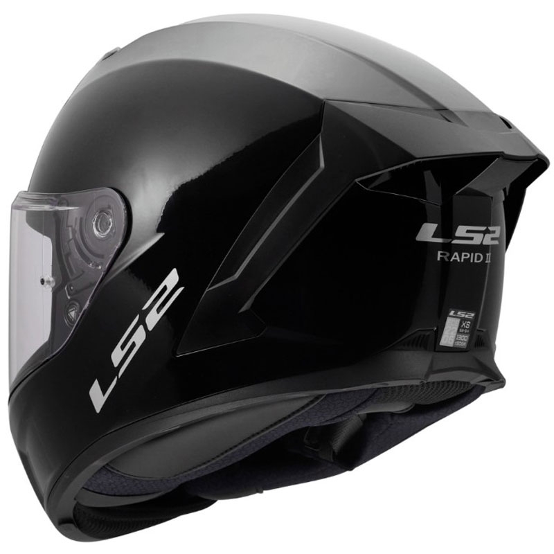 Täismaskiiver mootorrattale LS2 FF820 Rapid III Solid läikiv must