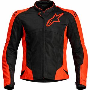 Alpinestars Viper Air V4 fluo punane/must mootorratta jakk