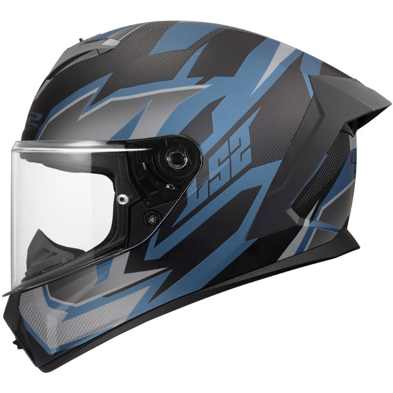 LS2 FF820 Rapid III Xtrem täisnäoga mootorrattakiiver matt must-sinine-bensiin
