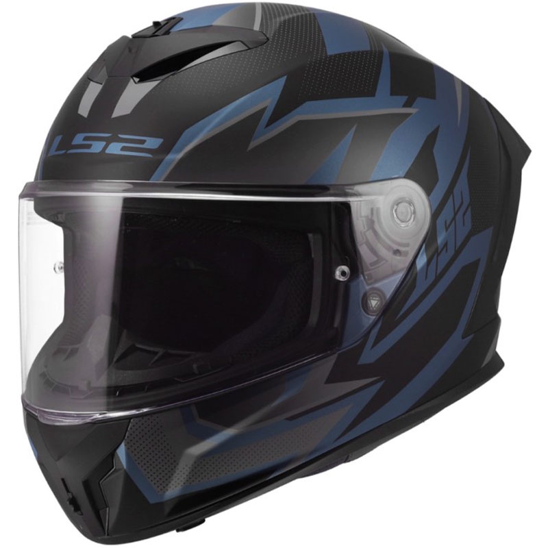 LS2 FF820 Rapid III Xtrem täisnäoga mootorrattakiiver matt must-sinine-bensiin