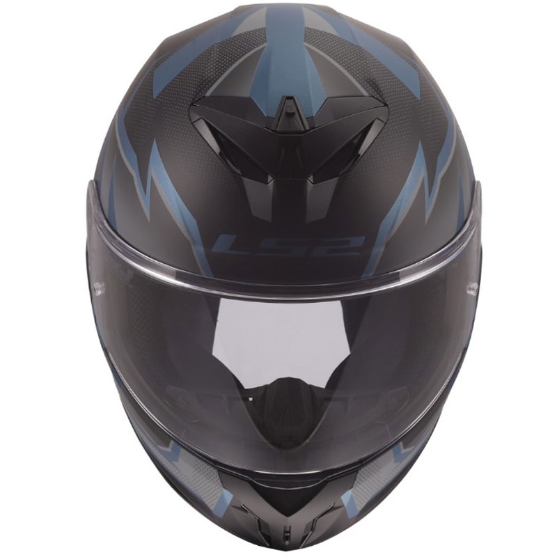LS2 FF820 Rapid III Xtrem täisnäoga mootorrattakiiver matt must-sinine-bensiin