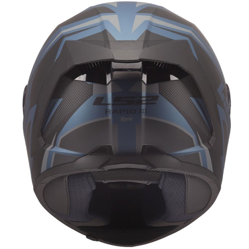 LS2 FF820 Rapid III Xtrem täisnäoga mootorrattakiiver matt must-sinine-bensiin
