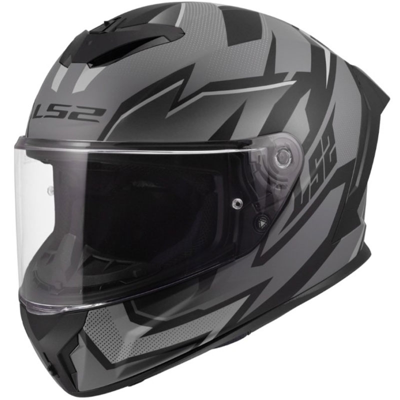 Täismaskiiver mootorrattale LS2 FF820 Rapid III Xtrem matt must-hall