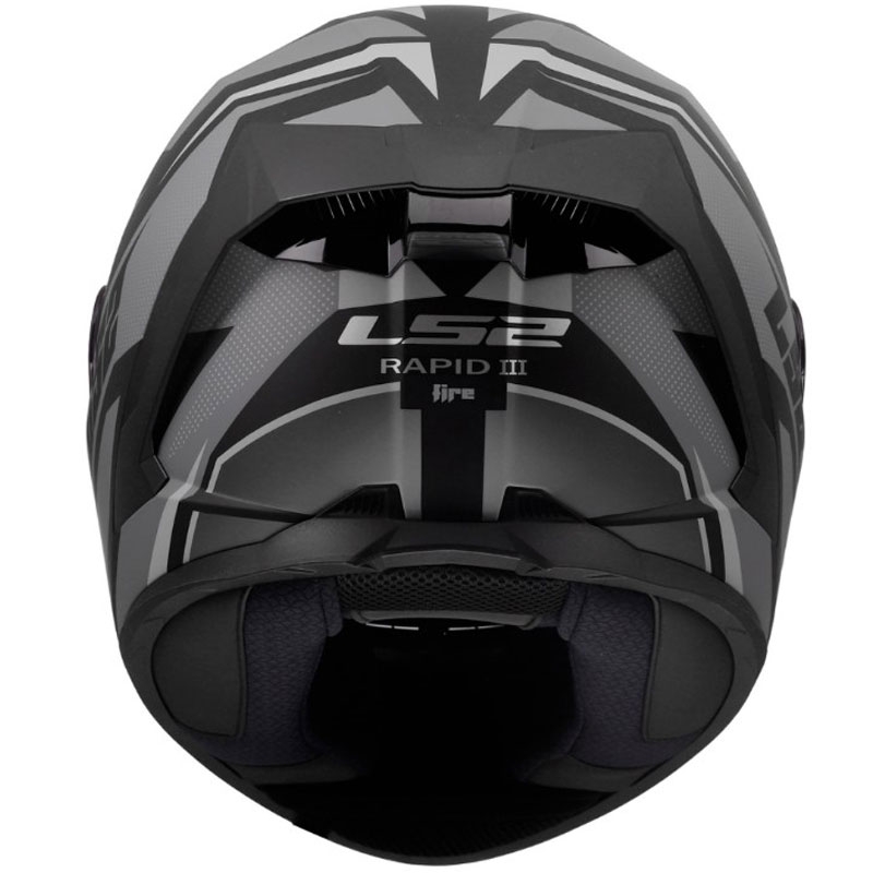 Täismaskiiver mootorrattale LS2 FF820 Rapid III Xtrem matt must-hall