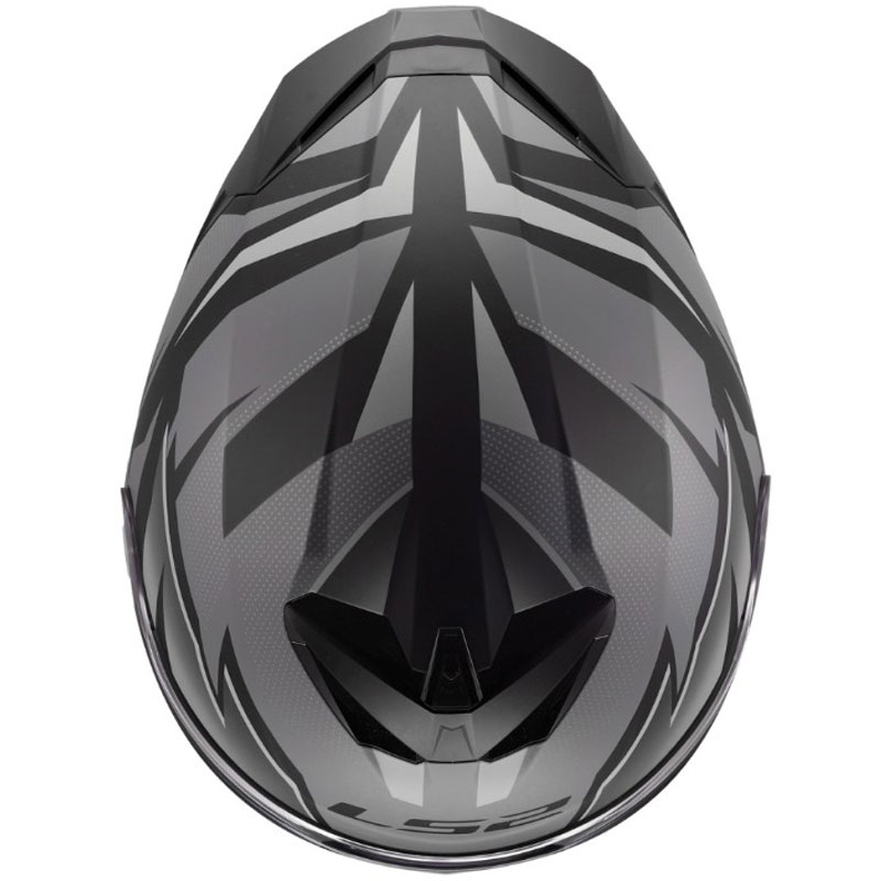 Täismaskiiver mootorrattale LS2 FF820 Rapid III Xtrem matt must-hall