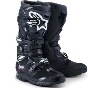 Alpinestars Tech 7 Enduro Drystar mootorrattasaapad mustad