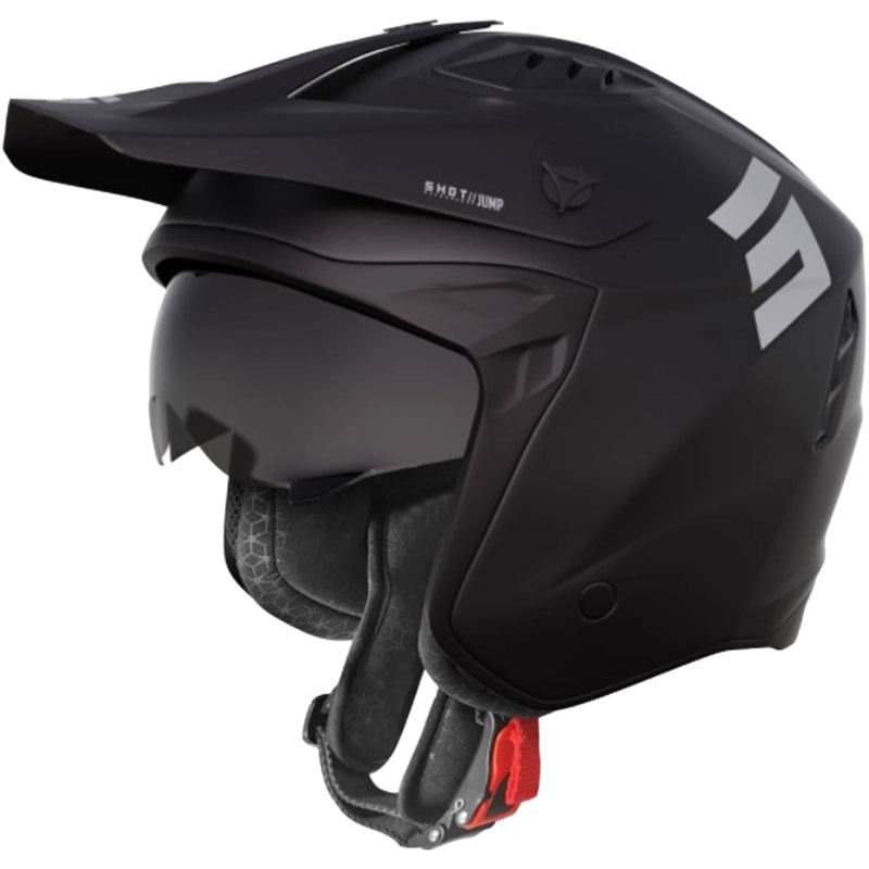 Mootorratta kiiver Shot Jump Black Matte