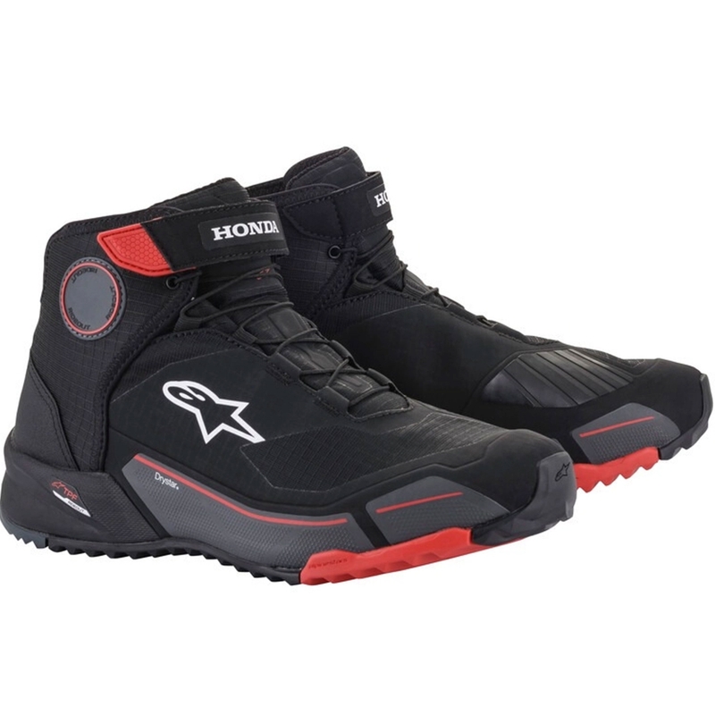 Alpinestars CR-X Drystar Honda Collection must-punahall mootorrattajalatsid