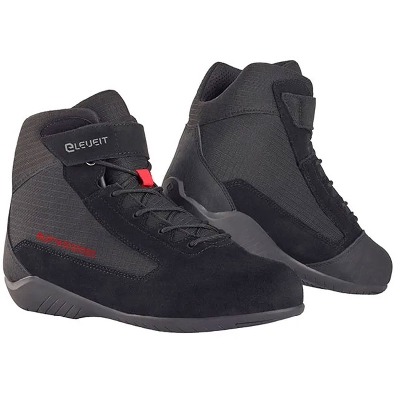 Eleveit DELTA WP mustad mootorratta saapad
