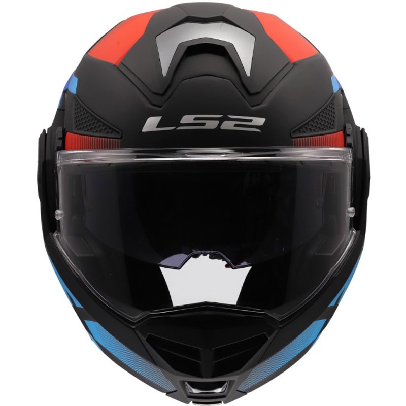 Ülesklapitav mootorrattakiiver LS2 FF901 Advant X Nova matt must-punane-sinine