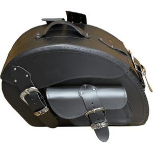 Nahast mootorrattakotid RSA S162A mustad