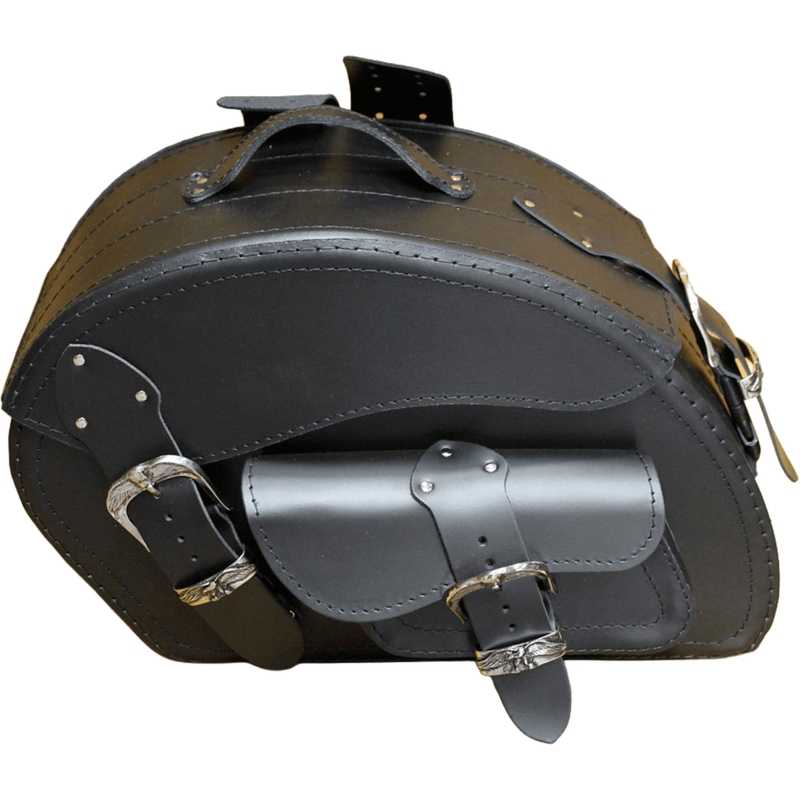 Nahast mootorrattakotid RSA S158A mustad