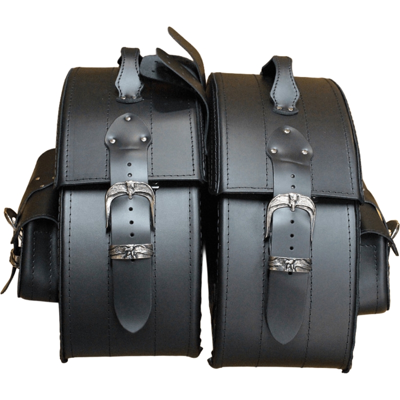 Nahast mootorrattakotid RSA S158A mustad