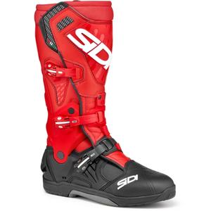SiDi Crossair mustad ja punased mootorratta saapad
