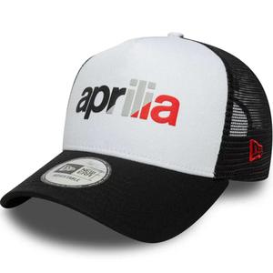Aprilia 9forty Be A Racer nokamüts logoga must-valge