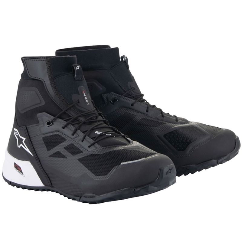 Alpinestars CR-1 must-valged mootorratta saapad
