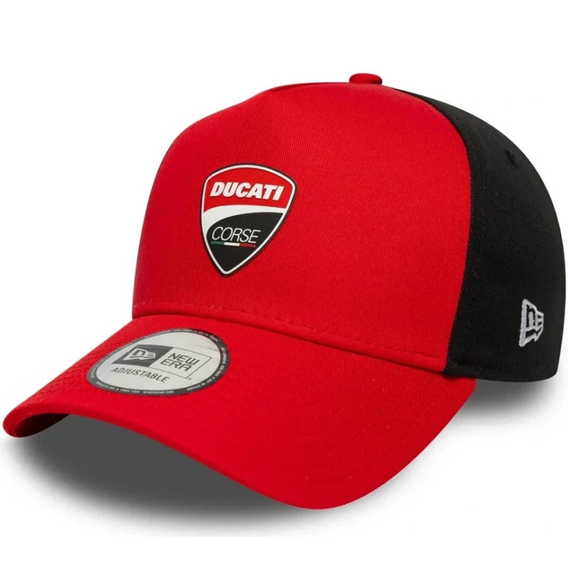 Ducati Corse 9FORTY nokamüts logoga puna-must