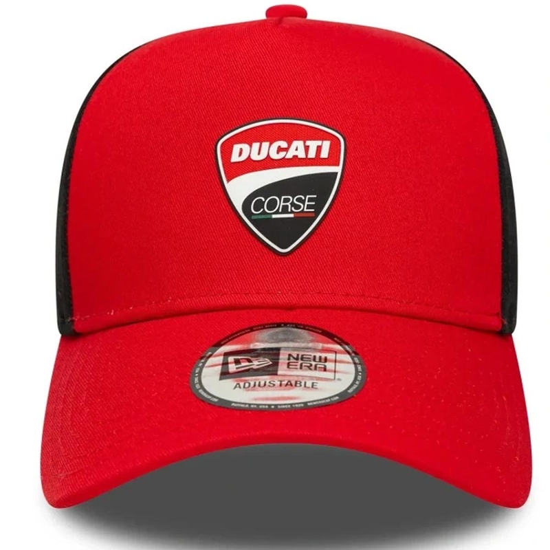 Ducati Corse 9FORTY nokamüts logoga puna-must