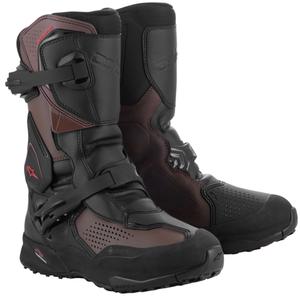 Alpinestars XT-8 GORE-TEX mustad ja pruunid mootorrattasaapad
