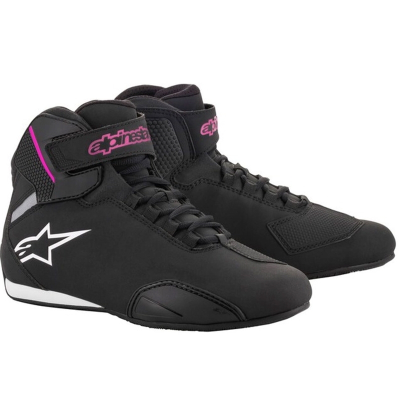 Alpinestars Stella Sector naiste mootorratta saapad mustad ja lillad
