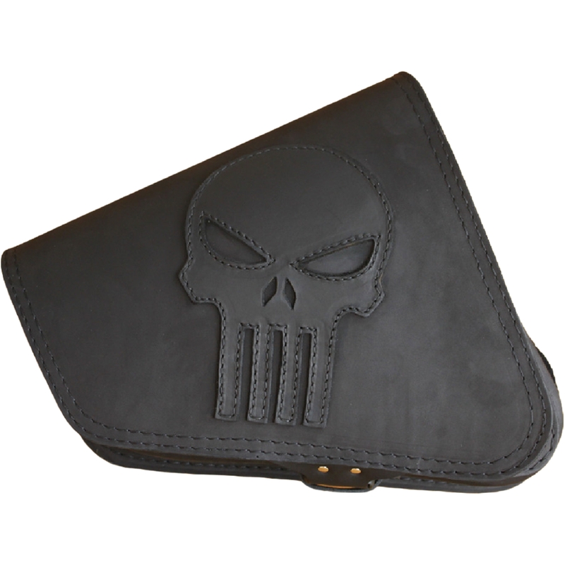 Nahkne mootorrattakott RSA S571 Punisher HD Sportster must
