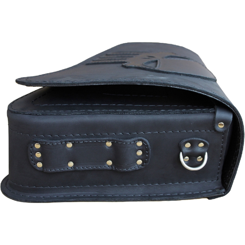 Nahkne mootorrattakott RSA S571 Punisher HD Sportster must