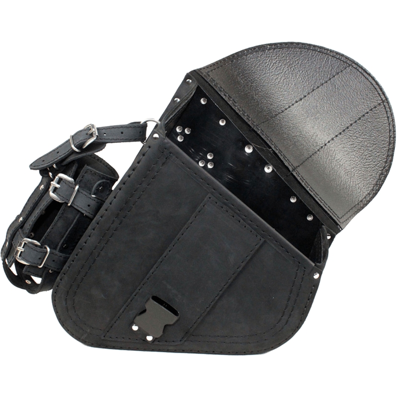 Nahkne mootorrattakott RSA S594 HD Softtail must