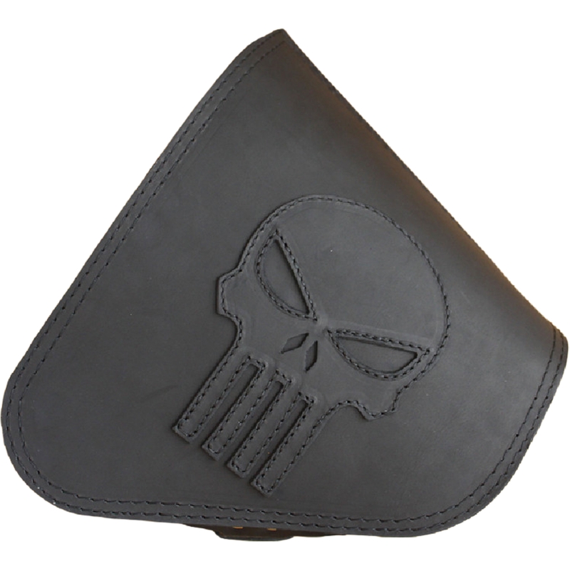 Nahkne mootorrattakott RSA S63 Punisher must