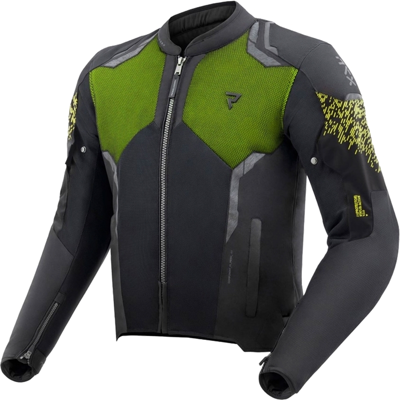 Mootorratta jakk Rebelhorn Jax must-fluo kollane