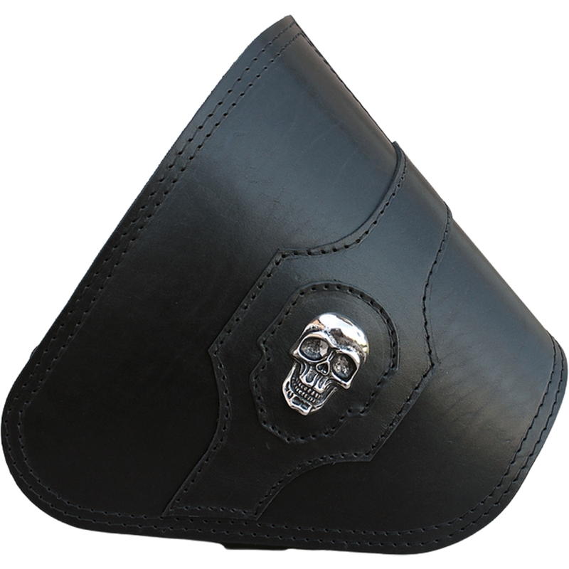 Nahkne mootorrattakott RSA S637 HD Softail must