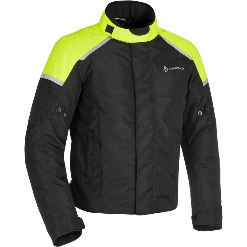 Oxford Spartan Short WP must-fluo kollane mootorratta jope