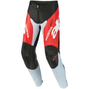 Alpinestars Racer Veil Honda krossipüksid must-hall-punane-kollane