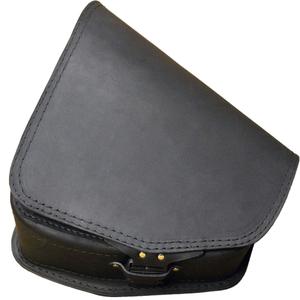 Nahkne mootorrattakott RSA S661 HD Softail must