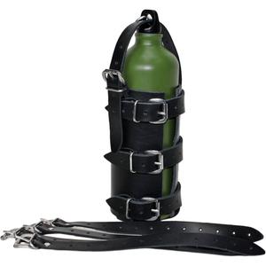 Nahkpudelihoidja RSA N14 must