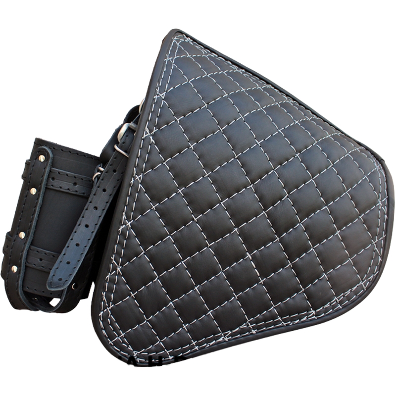 Nahkne mootorrattakott RSA S63 HD Softail must