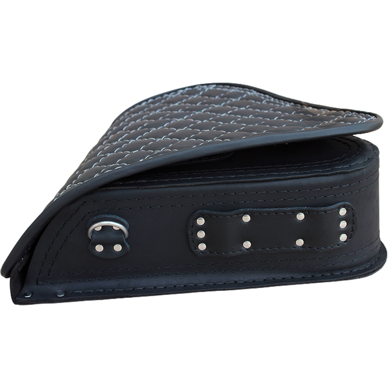 Nahkne mootorrattakott RSA S63 HD Softail must
