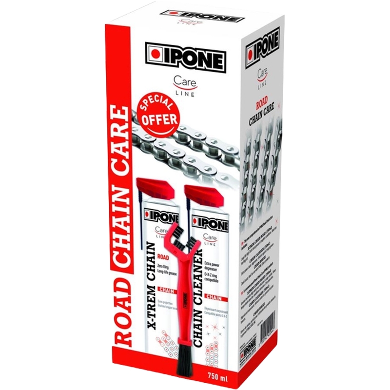 Ipone Road Chain Care keti puhastamise ja määrimise komplekt