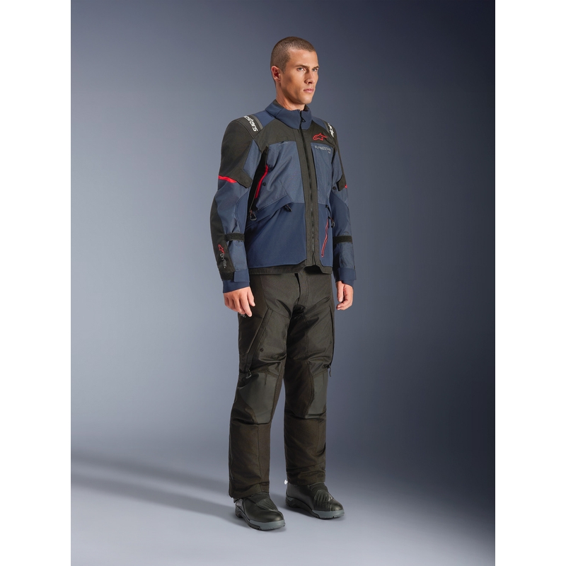 Alpinestars Andes V4 Drystar Mootorratta Jakk Tume Sinine-Sinine-Must