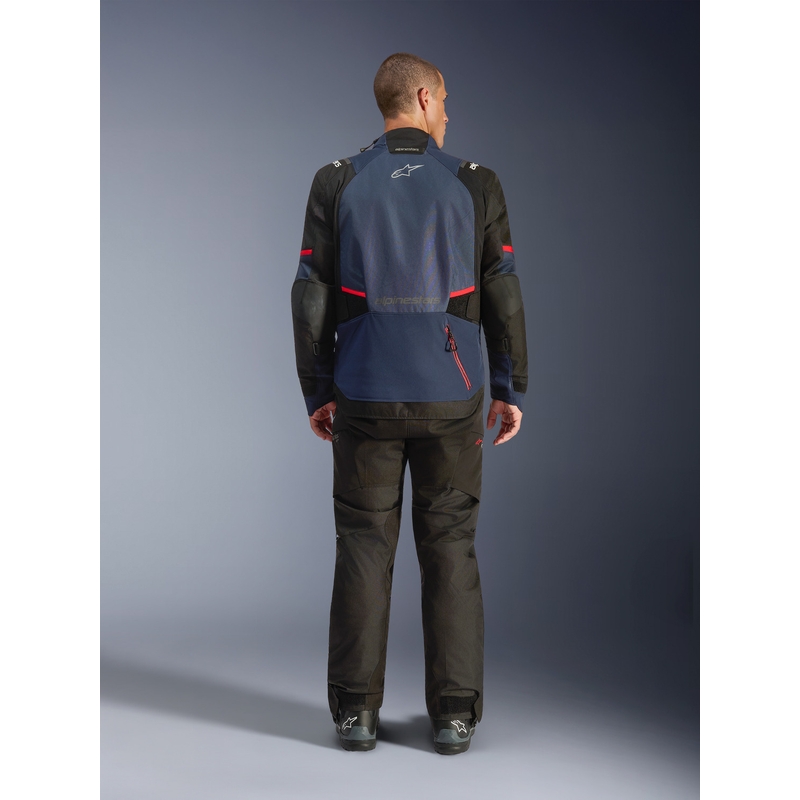 Alpinestars Andes V4 Drystar Mootorratta Jakk Tume Sinine-Sinine-Must