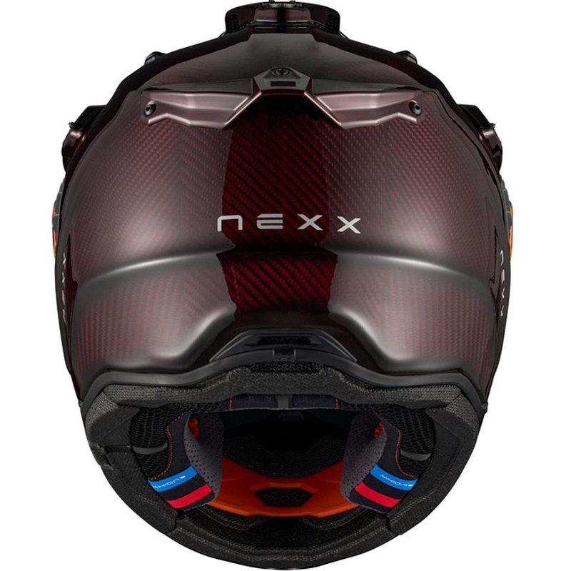 Enduro mootorratta kiiver Nexx X.Rally Namib Carbon punane