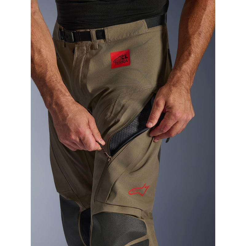 Alpinestars Nazca 3L Gore-Tex PRO mootorrattapüksid helepruunid-mustad