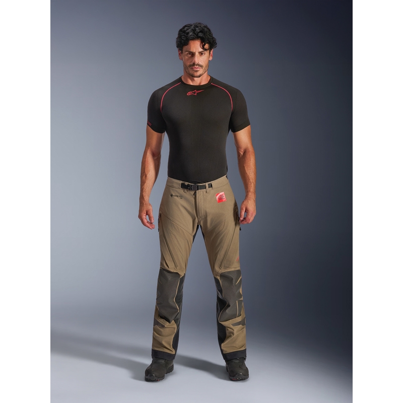 Alpinestars Nazca 3L Gore-Tex PRO mootorrattapüksid helepruunid-mustad