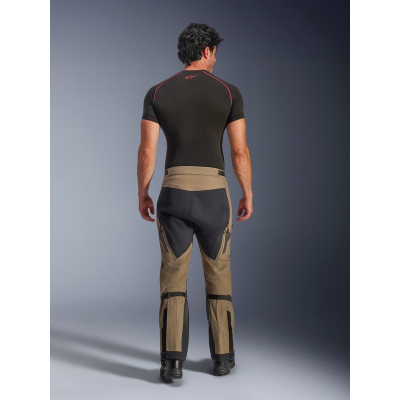 Alpinestars Nazca 3L Gore-Tex PRO mootorrattapüksid helepruunid-mustad