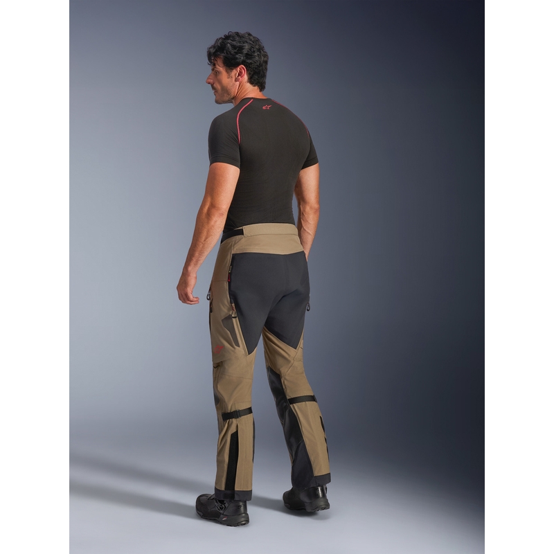 Alpinestars Nazca 3L Gore-Tex PRO mootorrattapüksid helepruunid-mustad
