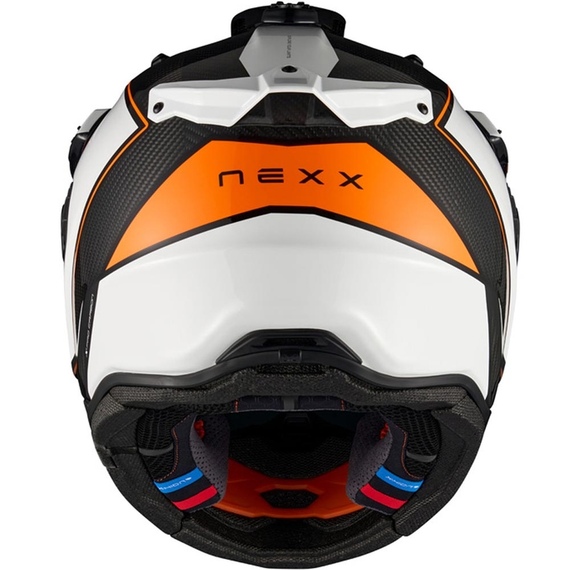 Enduro mootorratta kiiver Nexx X.Rally Raid valge-oranž