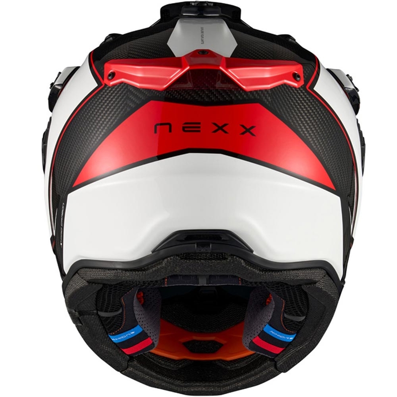 Enduro mootorrattakiiver Nexx X.Rally Raid valge-punane