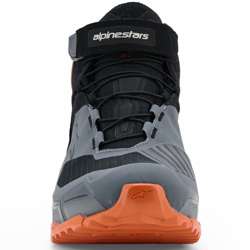 Alpinestars CR-X Drystar mootorrattasaapad must-tumehall-oranž