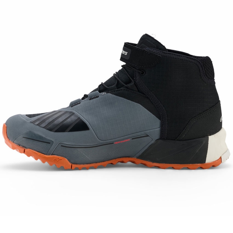 Alpinestars CR-X Drystar mootorrattasaapad must-tumehall-oranž